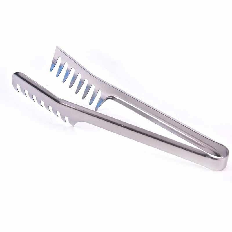 Stainless Steel Noodles Clip Food Comb Spaghetti Tongs Pasta Clip Food Ho.l8