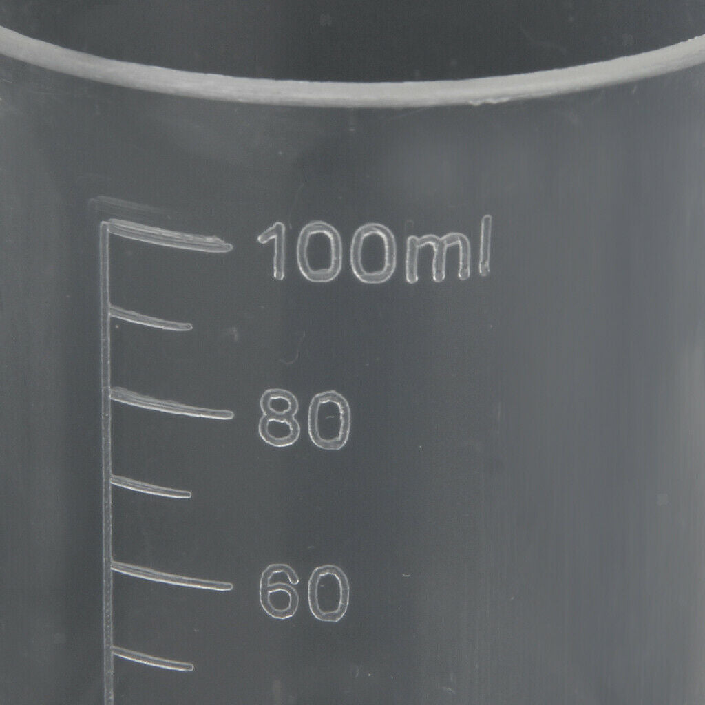 4x 50/100/150/250ml Clear Transparent Lab Graduated Beaker Measuring Cup