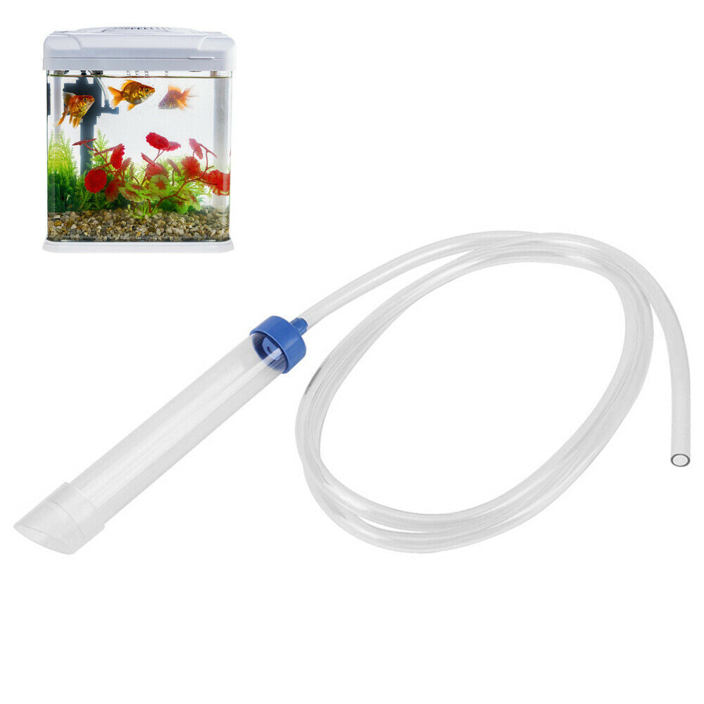 Aquarium Water Change Pump Syphon Gravel Sand Cleaner Fish Tank Siphon Tube
