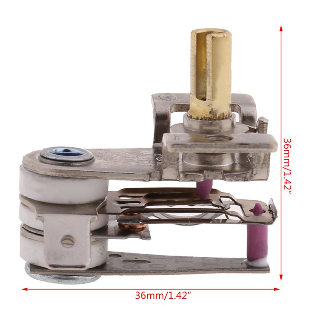 1PCS Adjustable 90 Celsius Temperature Switch Bimetallic Heating Thermostat