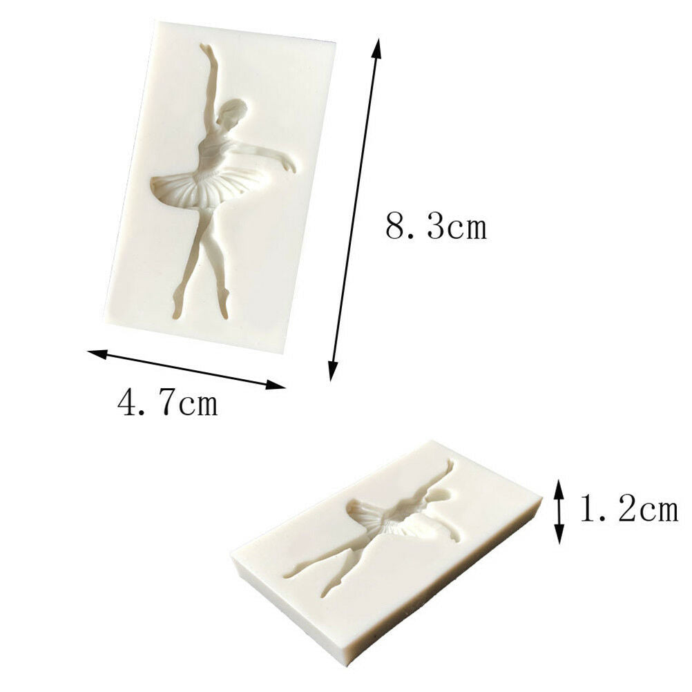 Dancer Silicone mold fondant mold cake decorating tools chocolategumpastem.l8