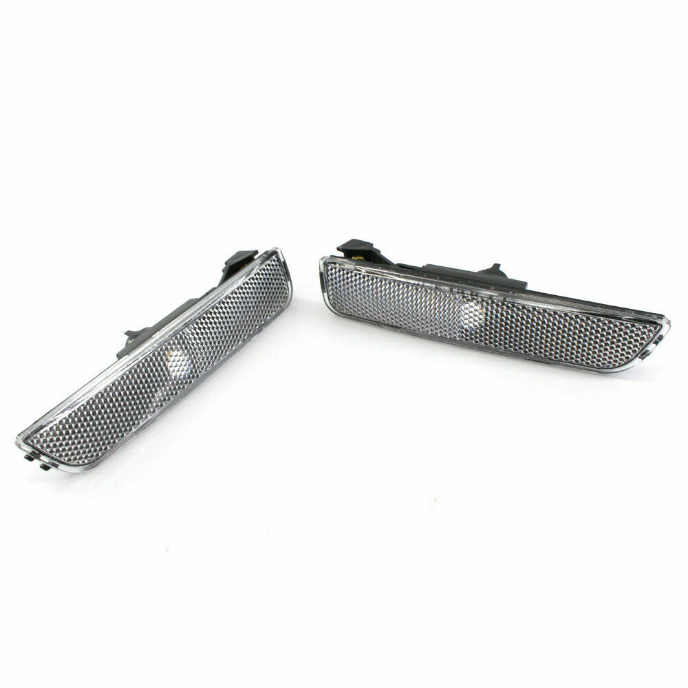 Pair Bumper Side Marker Lights Lamps White For Volkswagen VW Passat 2001-2005 04