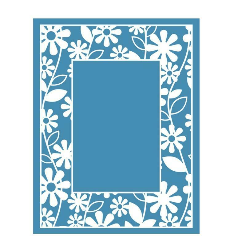 Flower Self-Adhesive Silk Screen Printing Stencil for Painting T-Shirt Textile