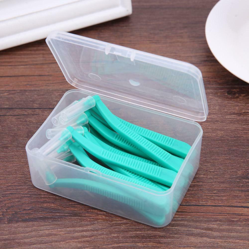 15pcs L Shape Tooth Interdental Brush Oral Care Cleaning Orthodontic Brush @