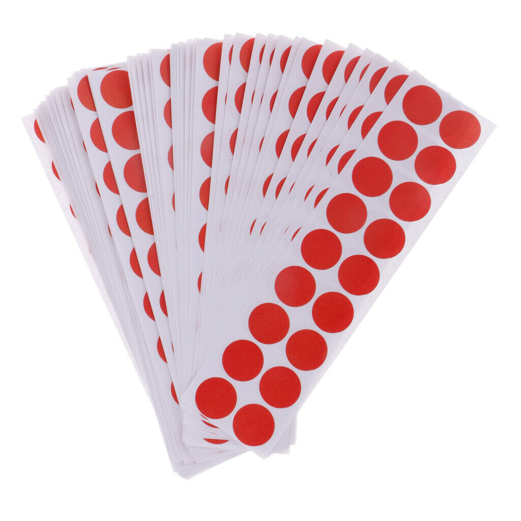 1800pcs Round Target Pasters Adhesive Targets Splatter Stickers for Shooting