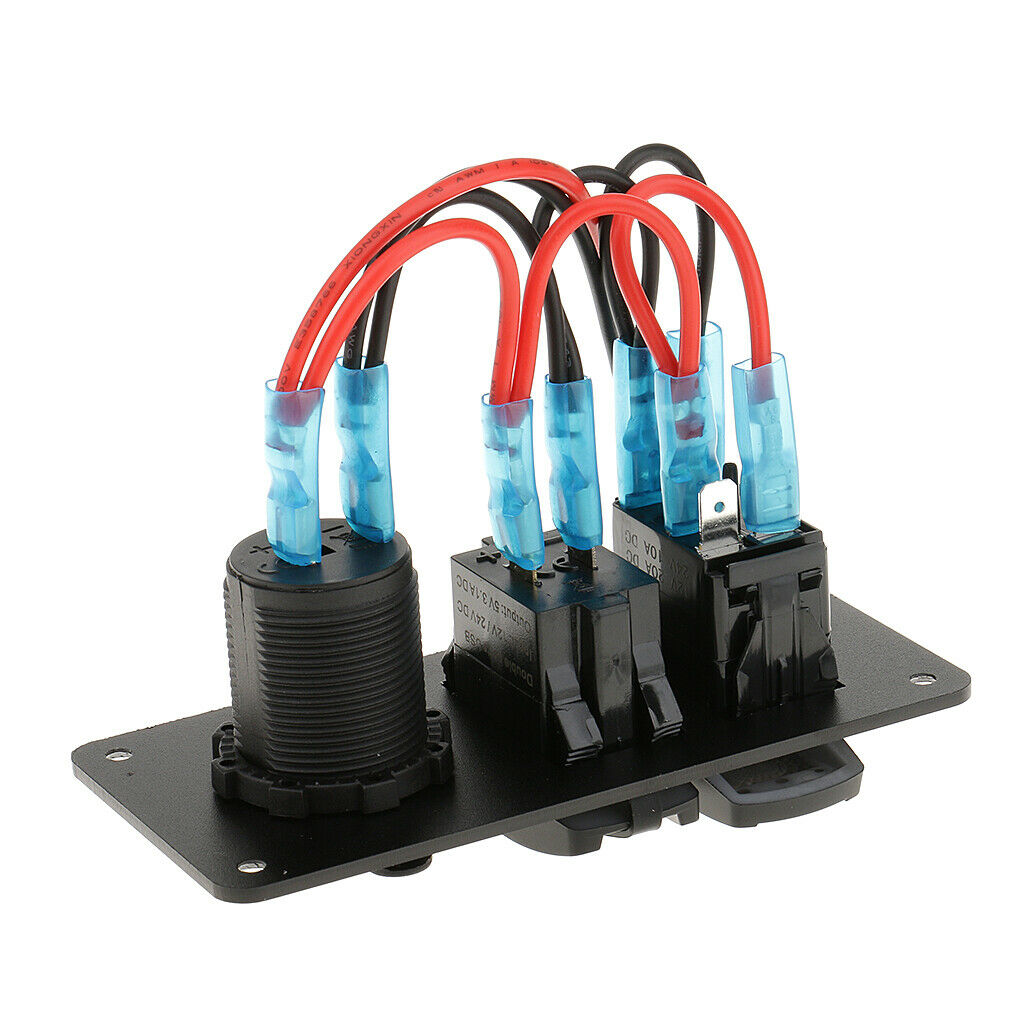Zombie Switch+Dual USB Port Charger+Cigarette Lighter Socket for 12V/24V