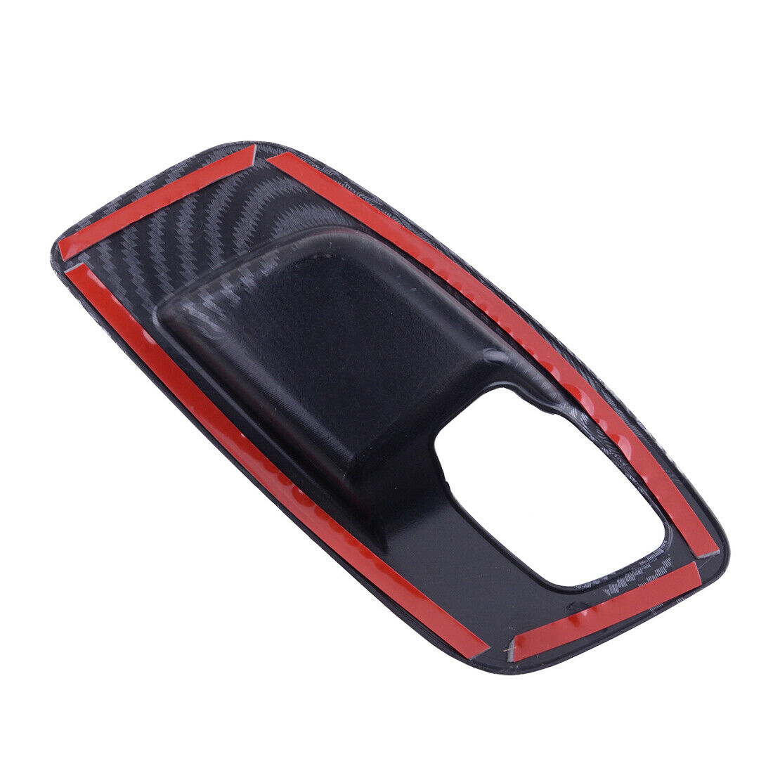 Set Carbon Fiber Style Door Handle Bowl Cover Trim Fit for Dodge Charger 11-21