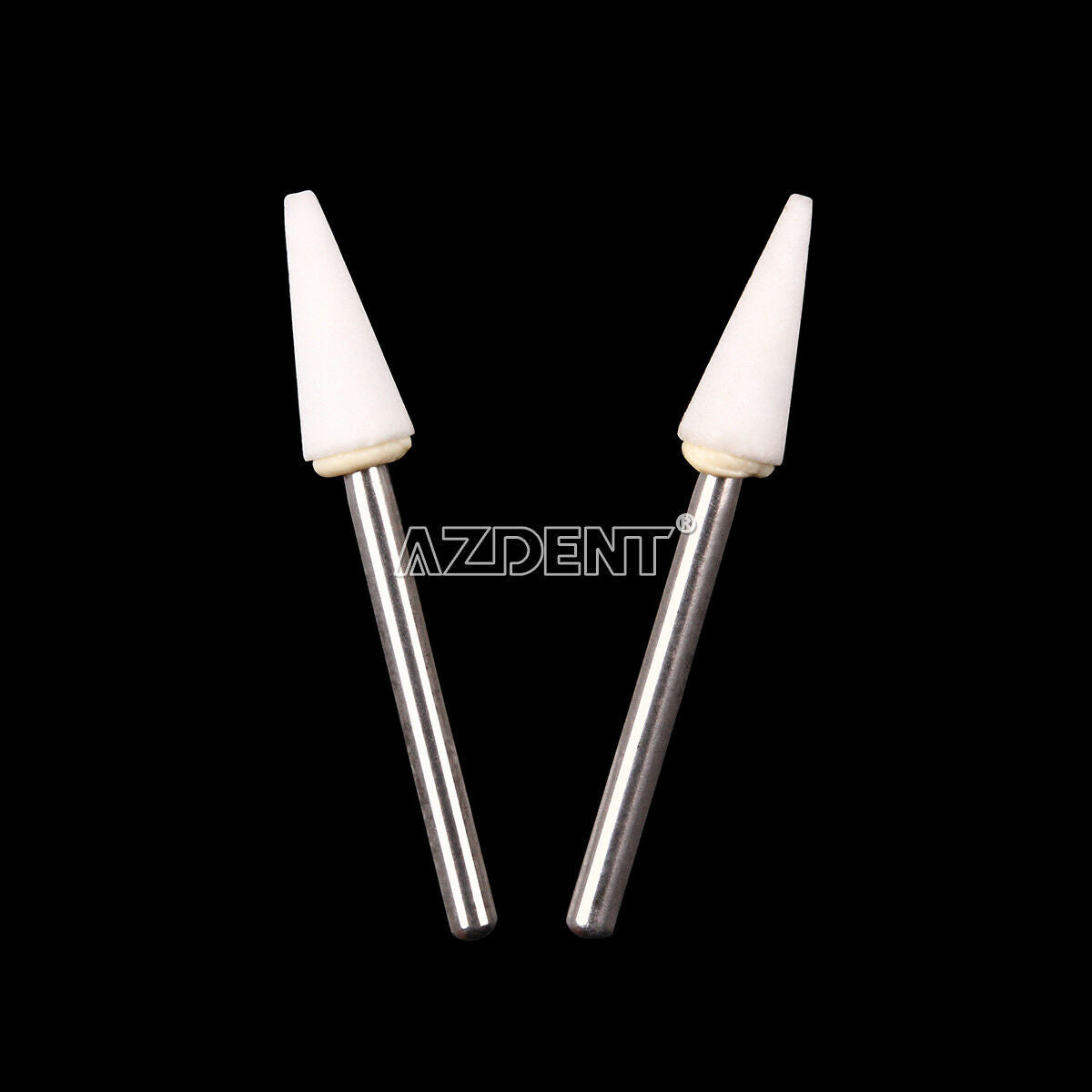 60pcs Dental Cone White Stone Polishing FG Burs Abrasion CN1 Points Bur 5Box