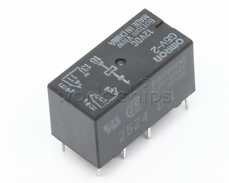 10Pcs RELAY OMRON DIP-8 G5V-2-12VDC G5V-2-DC12 12V DC12V Signal Relay