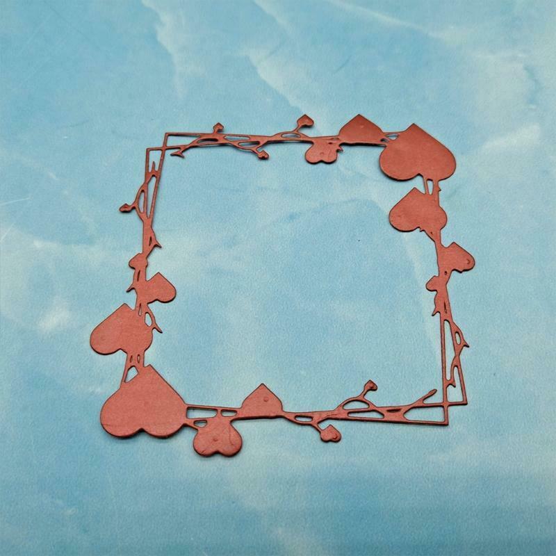 Heart Frame Metal Cutting Dies Stencil DIY Scrapbooking Album Paper Card Mold