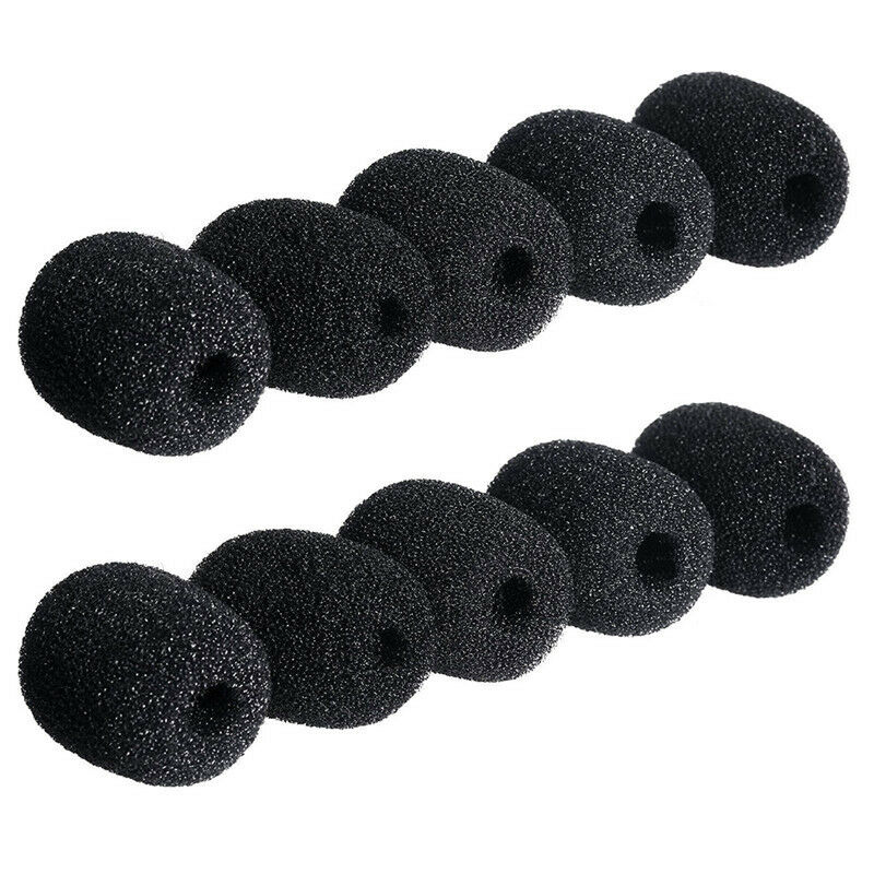5PCS Mic Microphone Windscreen Soft Foam Pad Mic Cover Holder Sponge Ski.l8
