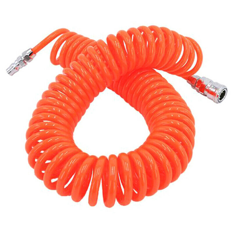 15m Polyurethane PU Air Compressor Hose Tube Pneumatic Hose Spring Air Pipe WF