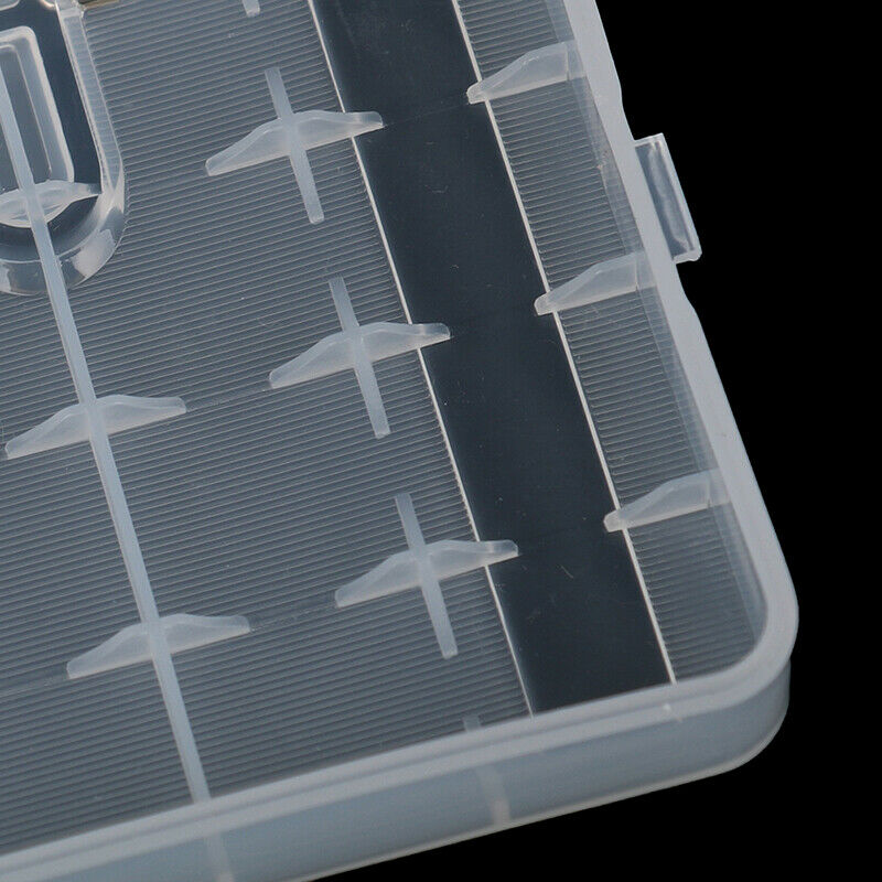 Battery Storage Box Holder Transparent Portable Hard Plastic Large Capaci.l8