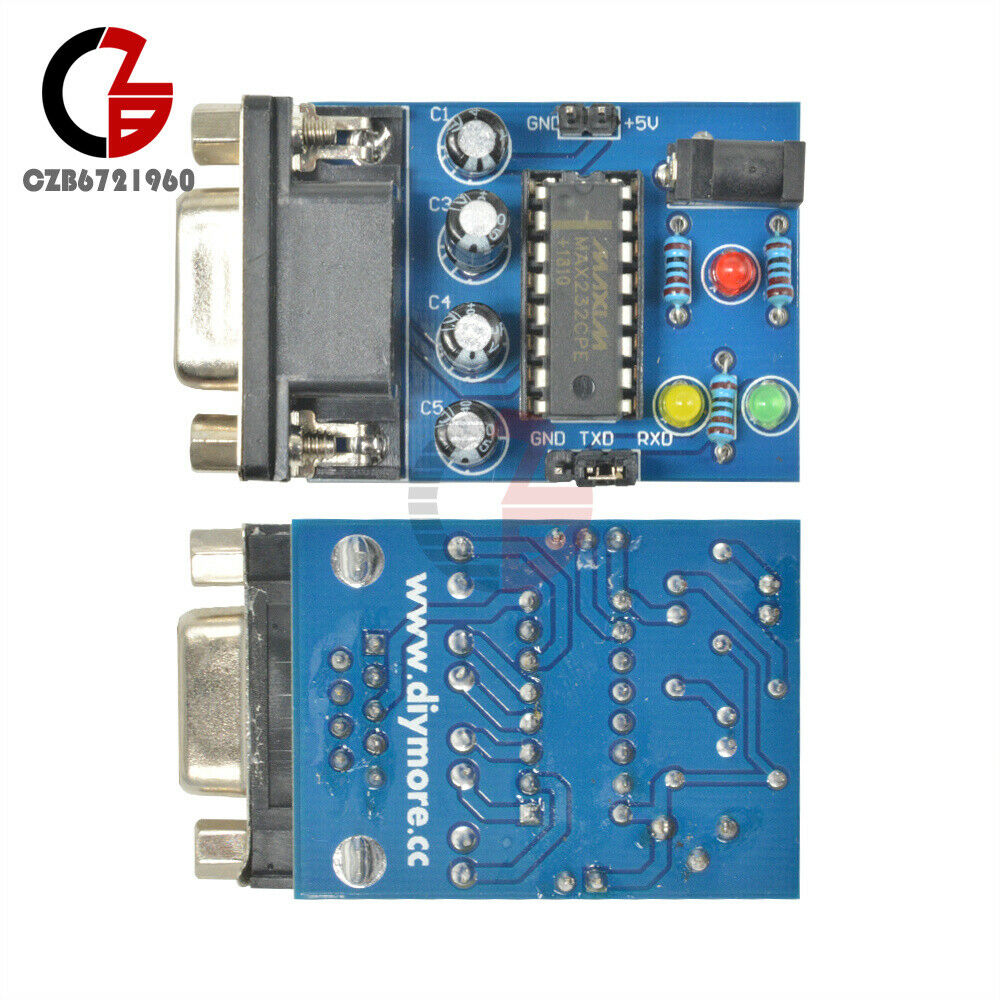 MAX232CPE Transfer Chip Atmega16 RS232 To TTL Converter Module COM Serial Board