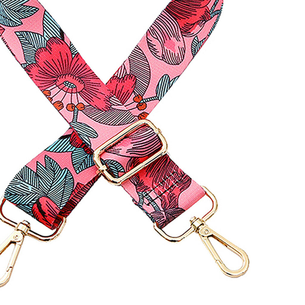 2x Fashion Canvas Bag Strap Shoulder Messenger Bag Adjustable Belt 140cm