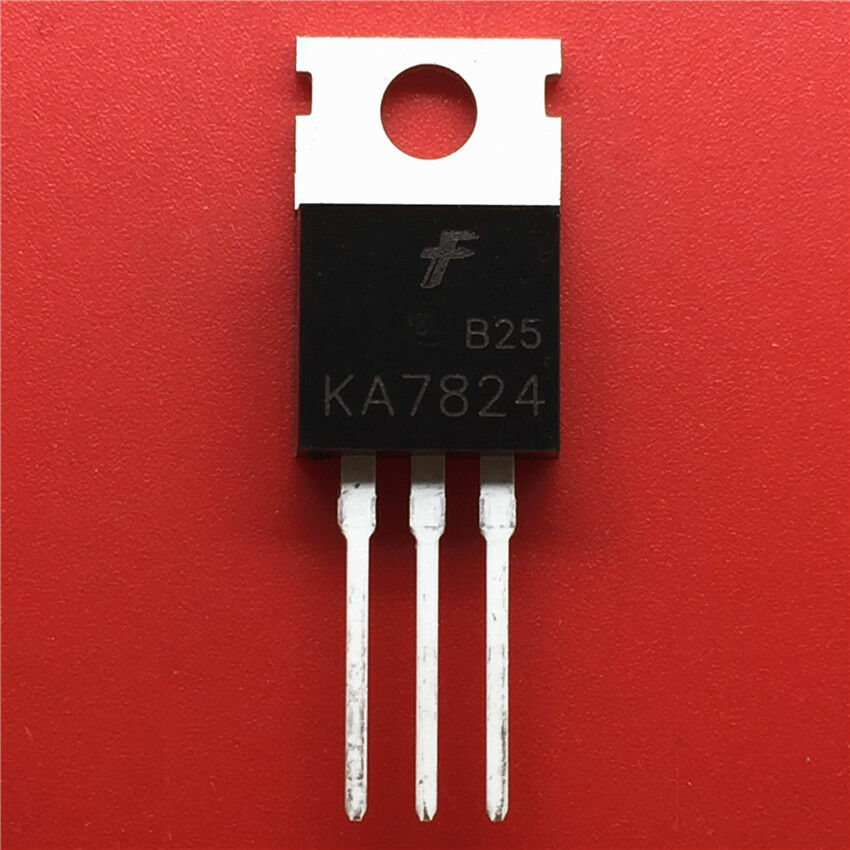 10PCS  KA7824 three end voltage regulator TO-220  NEW