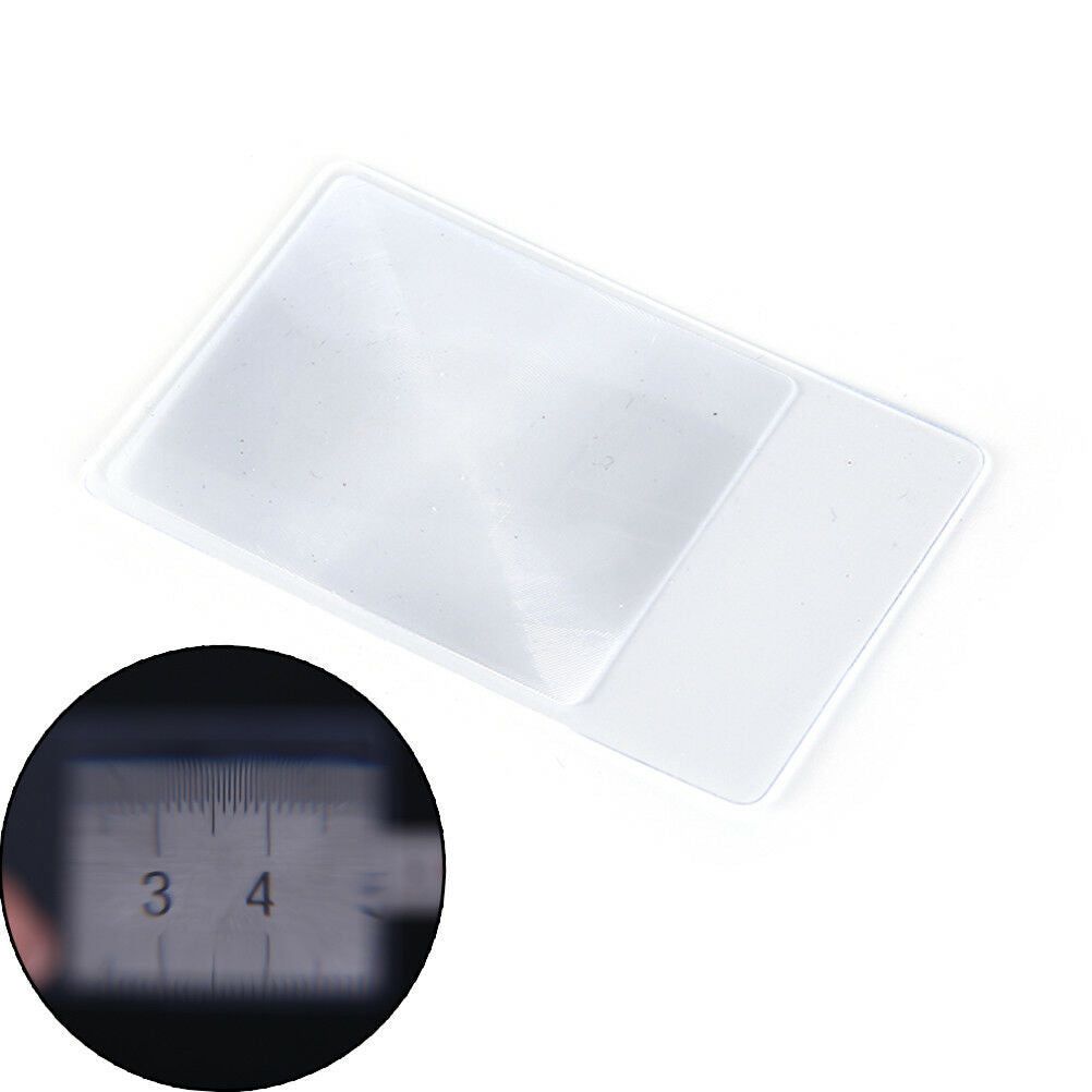 Magnifying Glass Card Multi Tools Pocket Survival Outdoor Camping Travel K.l8