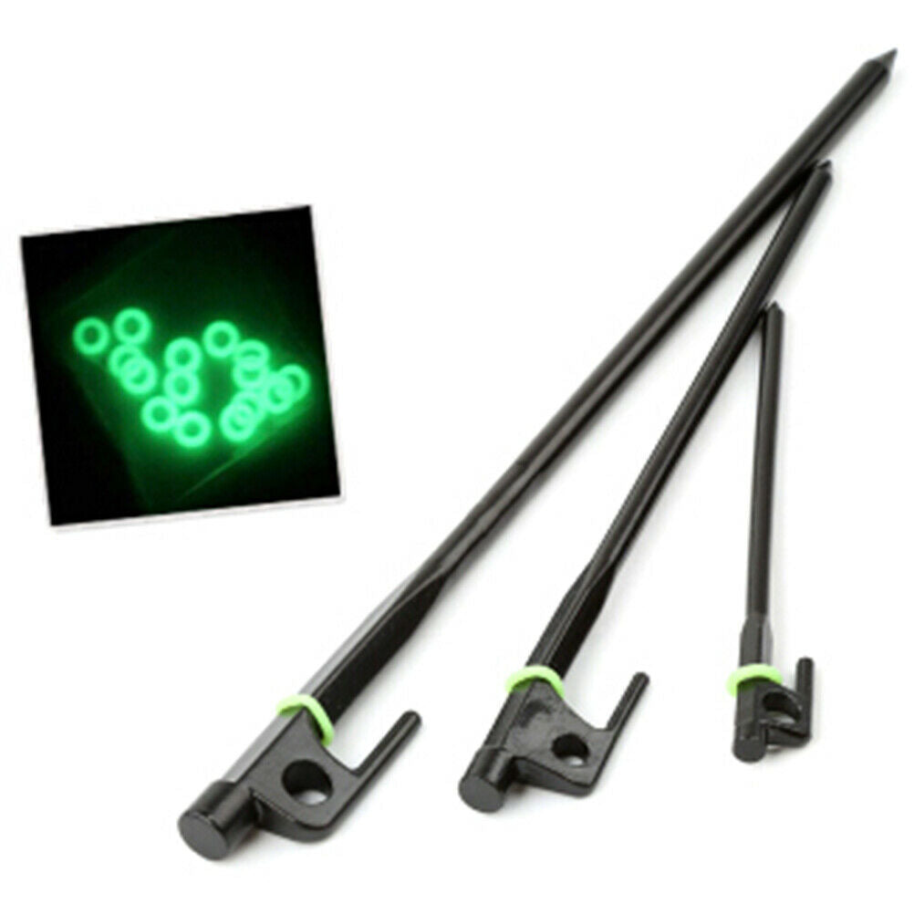 30Pcs/Pack Green Color Camping Nail Night Vision Luminous Tent Nail Rin.l8