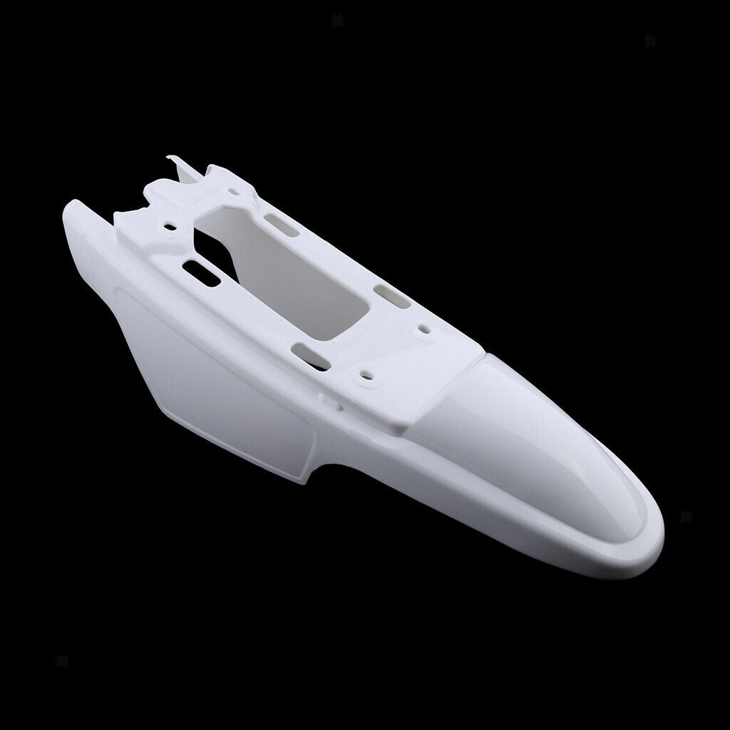 White Motorcycle Front + Rear Fender Mudguard Mud Guard for Yamaha PW50