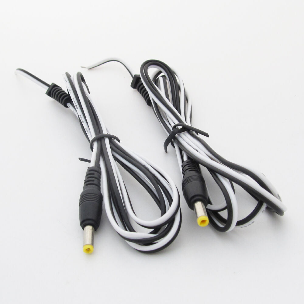 10pcs 5ft/1.5M DC Power Cable 4.0x1.7mm DC Tip Male Plug CCTV Cord Cable 22AWG