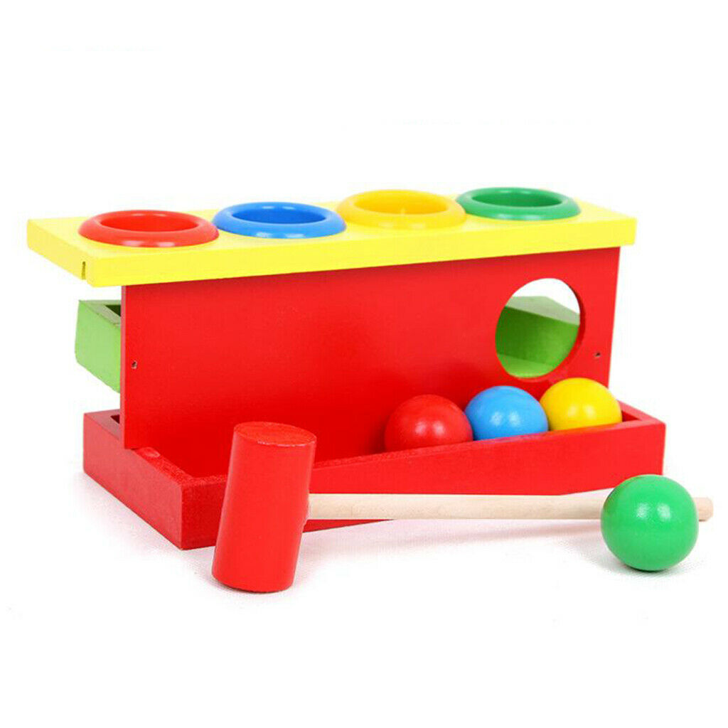Infant Wood Hammering Ball Educational Developmental Toys Birthday Gift