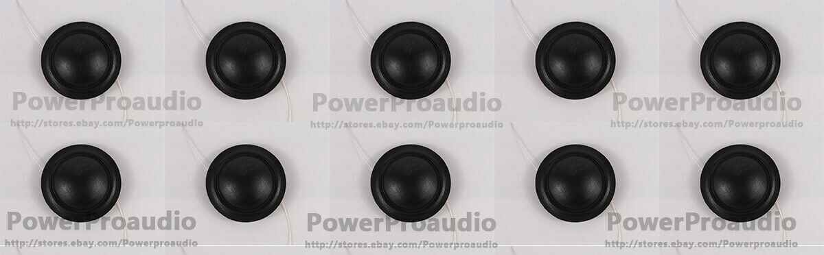 10 pcs  25.5mm (1") silk diaphragm dome tweeters speaker voice coil  8ohm