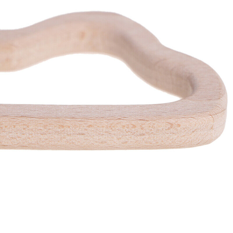 Organic Teether Wooden Oblique Cloud Teether Natural Teething Grasping T.l8