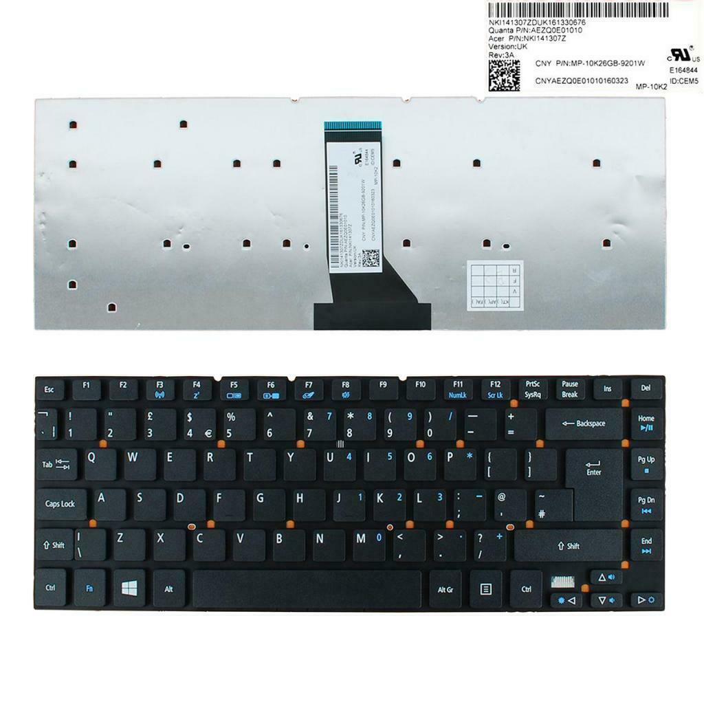 UK Keyboard Replacement Part For Acer Aspire 4830TG V3-471 NV47H no Frame
