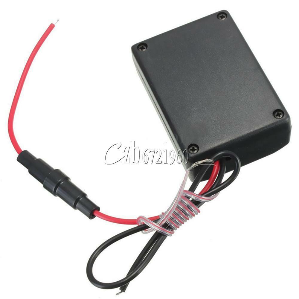 12V Car LED Voice Music Sensitive Sensor Sound Activated Controller Switch +Fuse
