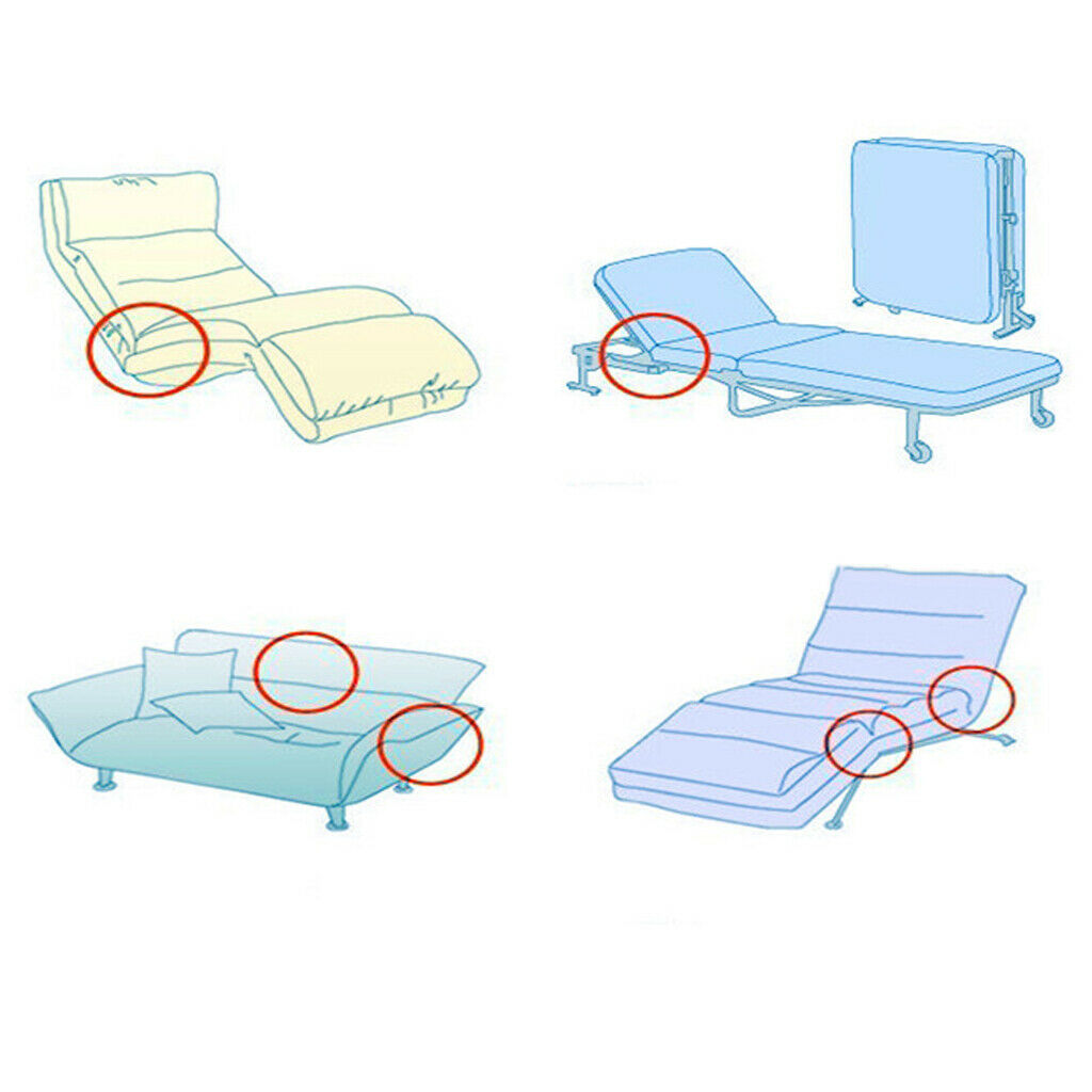Folding Sofa Adjustable Connector 5 Gears Steps Backing Angle Hardware