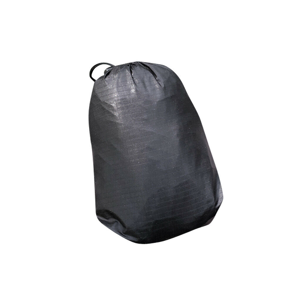 Multifunction Rain Poncho Outdoor Camping Hiking Climbing Waterproof Apron Black