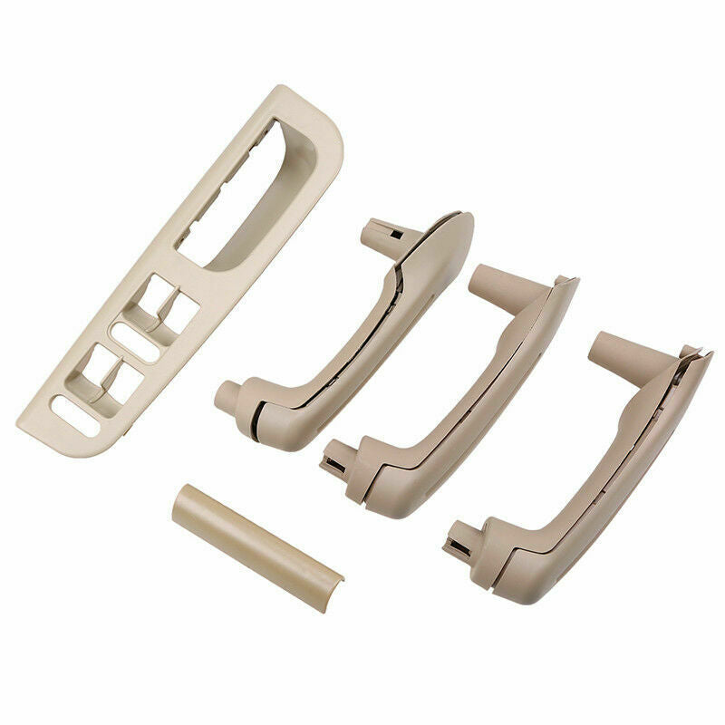 Beige Window Control Switch Panel & Door Handle Set for VW Passat B5 1996-2005