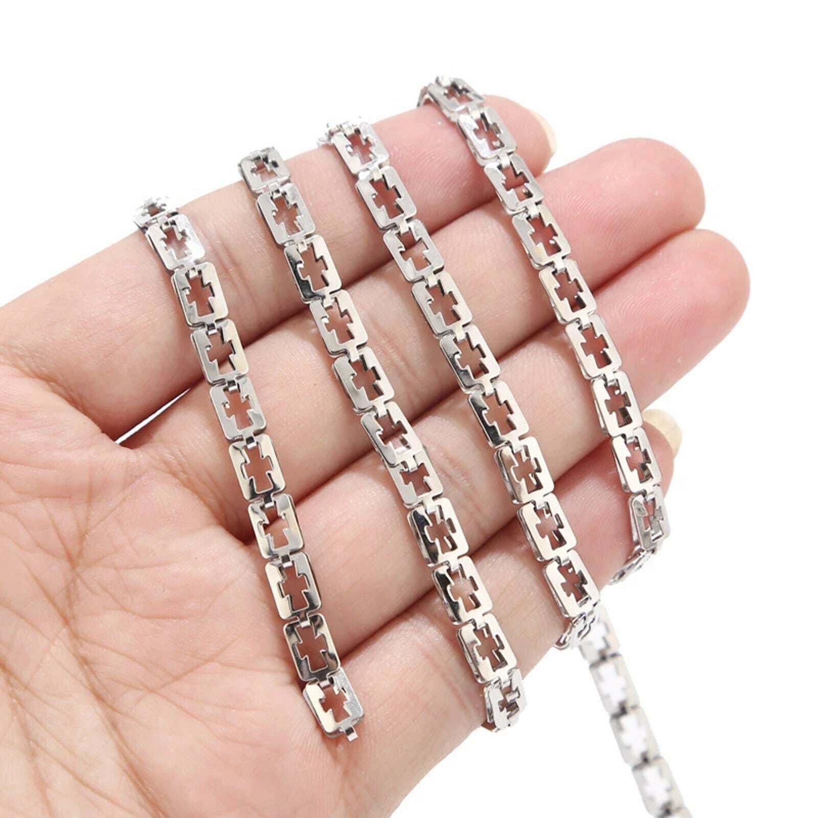 5Meters Cable Chain with Spool Chains for DIY Necklace Bracelet Crafting