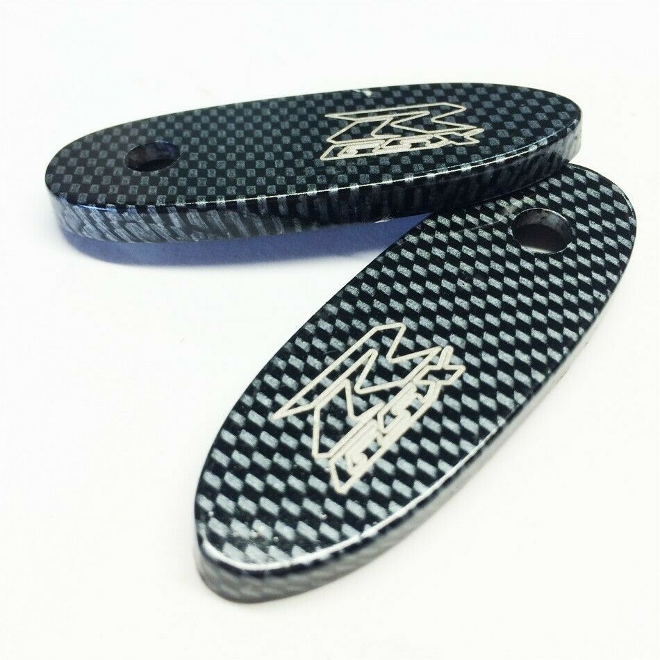 For 93-98 Suzuki GSXR 1100 / GSX-R1100 CARBON Mirror Block Off base Plates