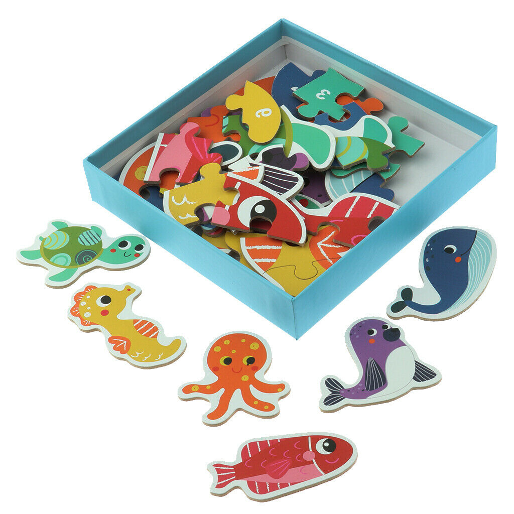 2Set Preschool Kids Puzzles Toddlers Paper Jigsaw Puzzles for Baby Ages