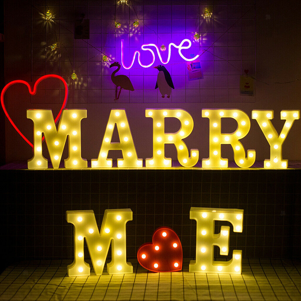 Decorative LED Letter Marquee Sign with Lights Z