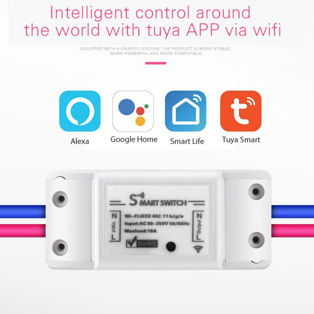 Universal Smart WiFi Switch Wireless Remote Control for Google Home Amazon Alexa