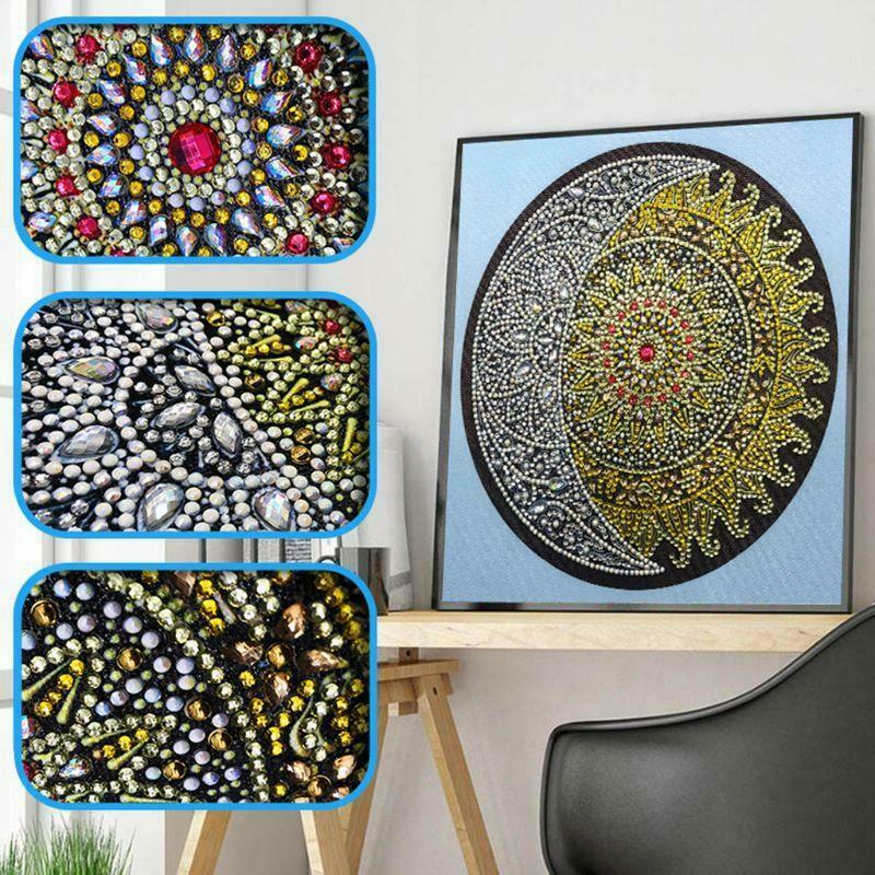 Abstract Pattern 5D Special Shaped Diamond Painting Embroidery Needlework Cross
