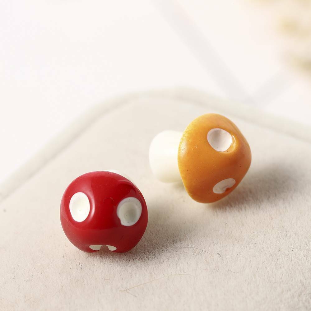 20Pcs Mini Mushroom Miniatures Set Fairy Garden Ornament Lawn Terrarium Decor