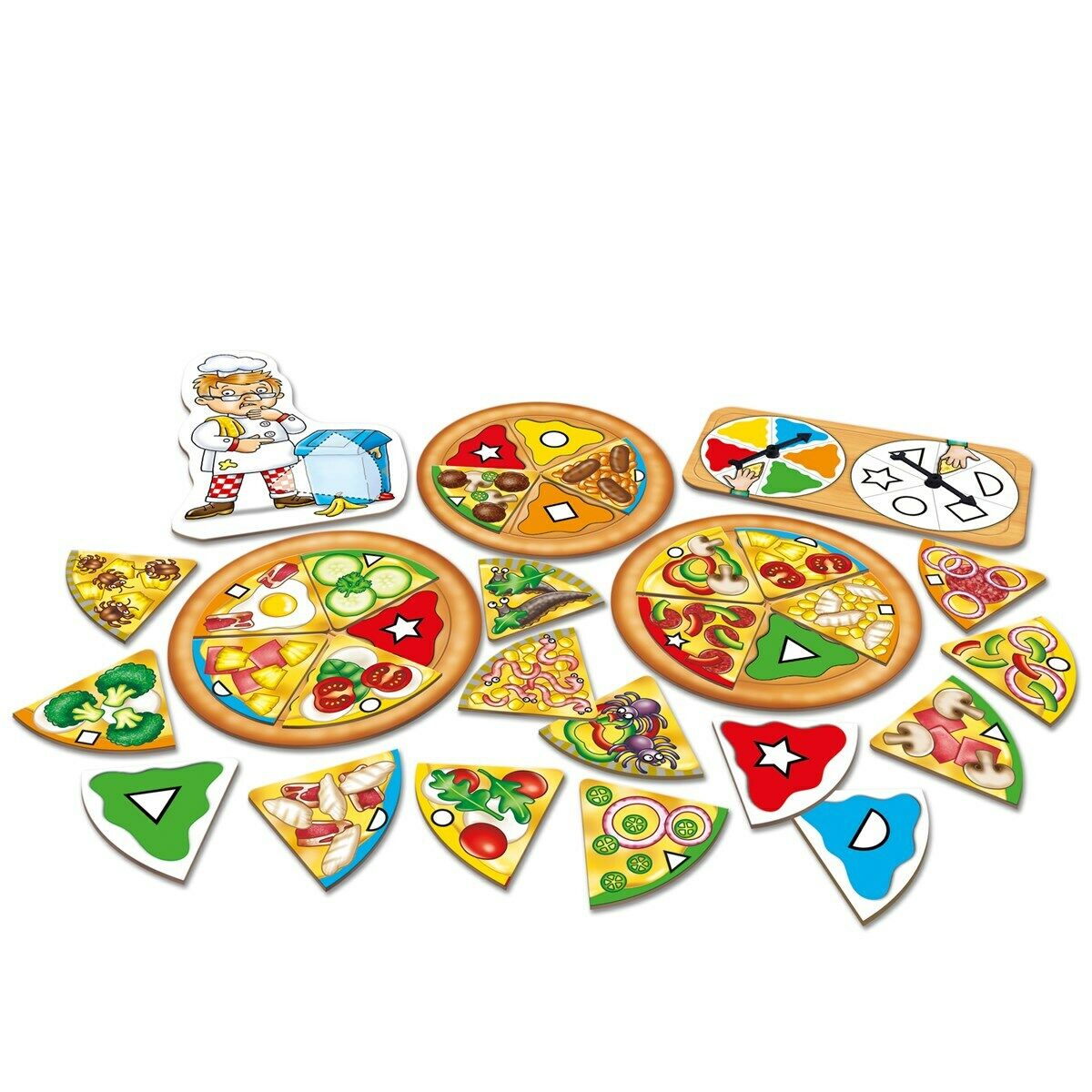 Orchard Toys 060 Pizza, Pizza! Shape Colour Matching Game Toddler Children 3yrs+
