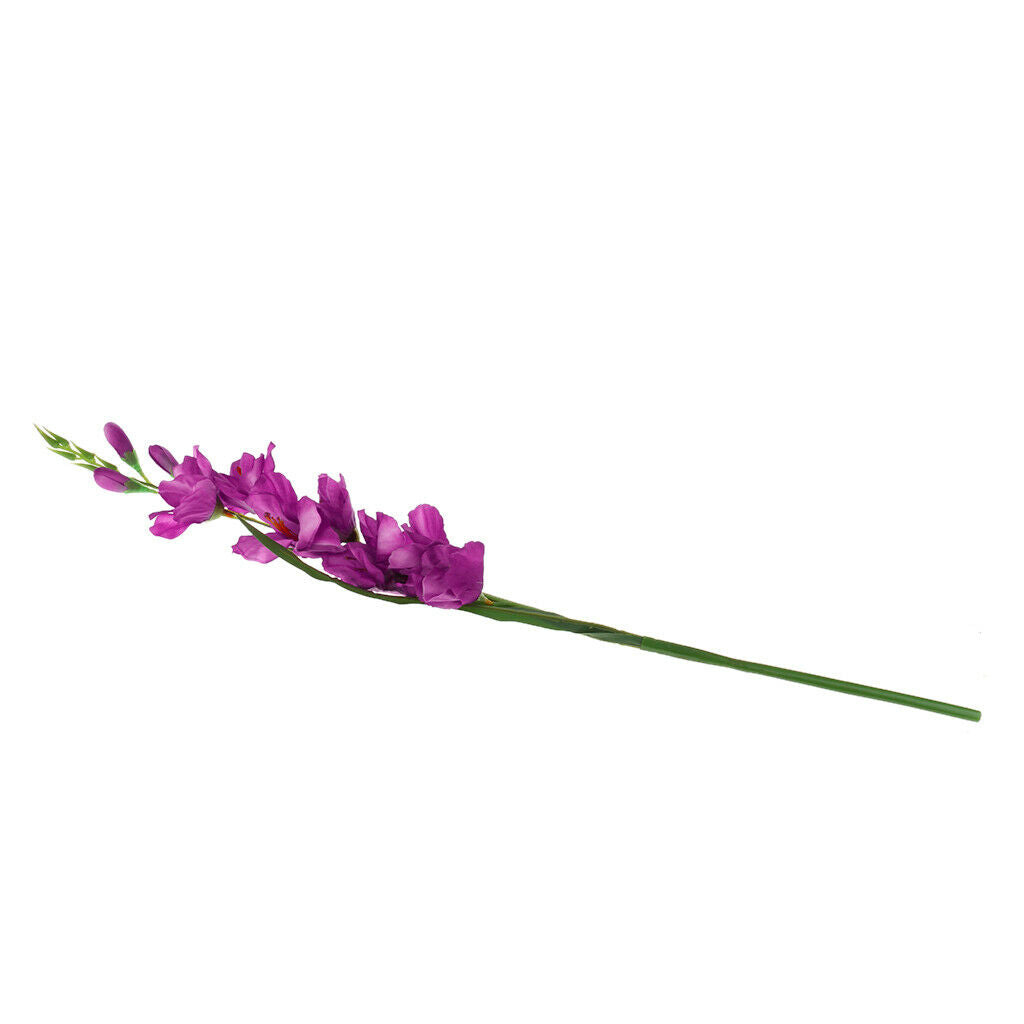 Vivid Gladiolus Flowers Plants for Home Cafe Pub Club Decor  Ornaments