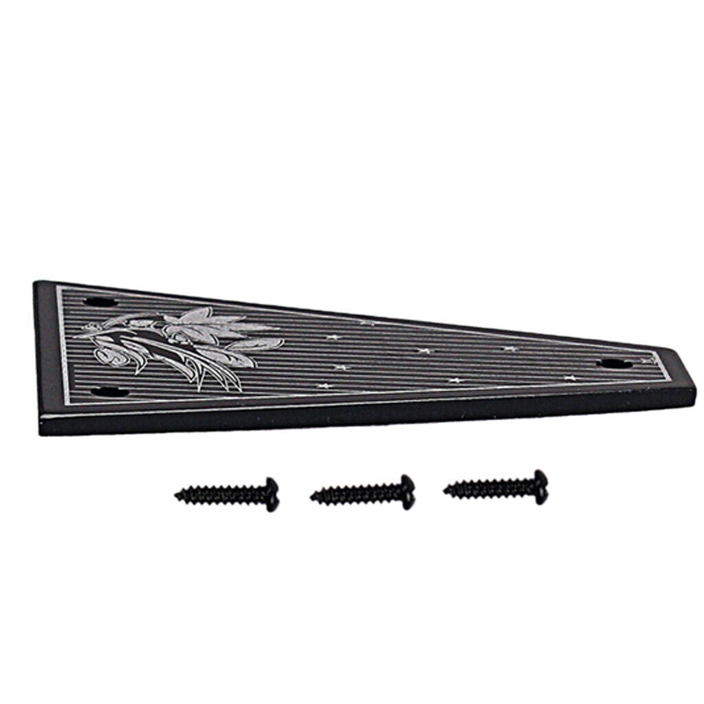 Black Electric Guitar Truss Rod Cover for Jackson Replacement Accessory