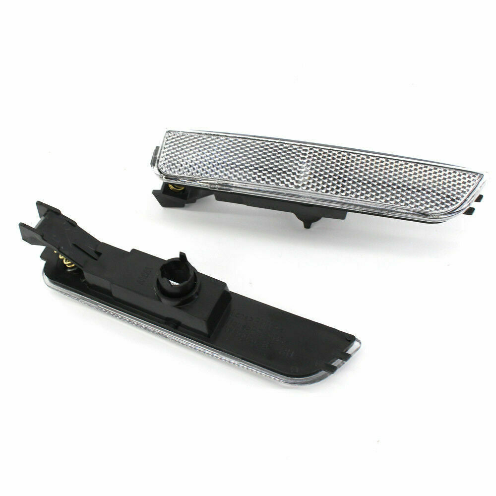 Pair Bumper Side Marker Lights Lamps White For Volkswagen VW Passat 2001-2005 04