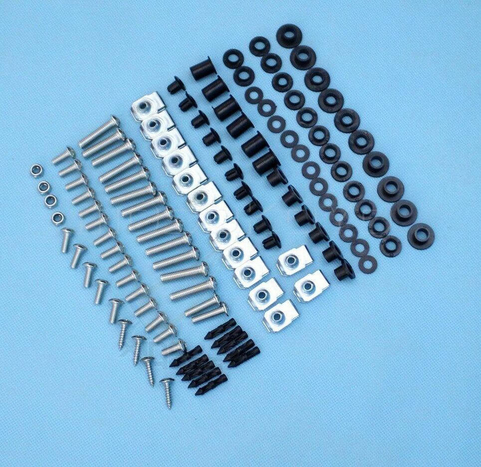 Complete Fairing Bolt Kit Screws Bolts Fastener For 01-02 Suzuki GSXR1000 2001