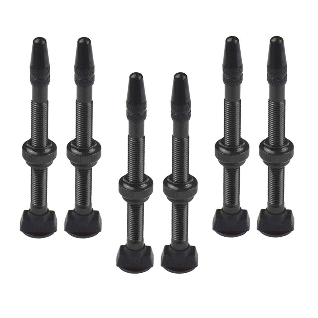 6X Mountain Bike Aluminum Alloy Tubeless Presta Valve Stem Replacement