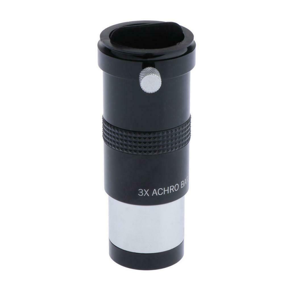 Universal Metal 3X Barlow Lens Economy for Astronomical Telescope Eyepieces