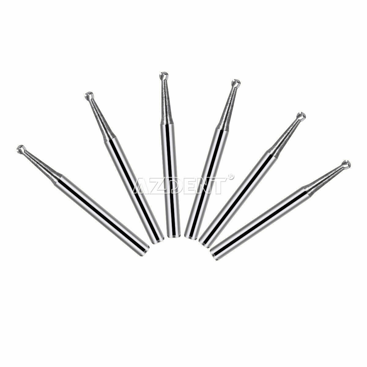 5 X Dental Tungsten Carbide Burs Drill FG 2 Round type For High Speed Handpiece