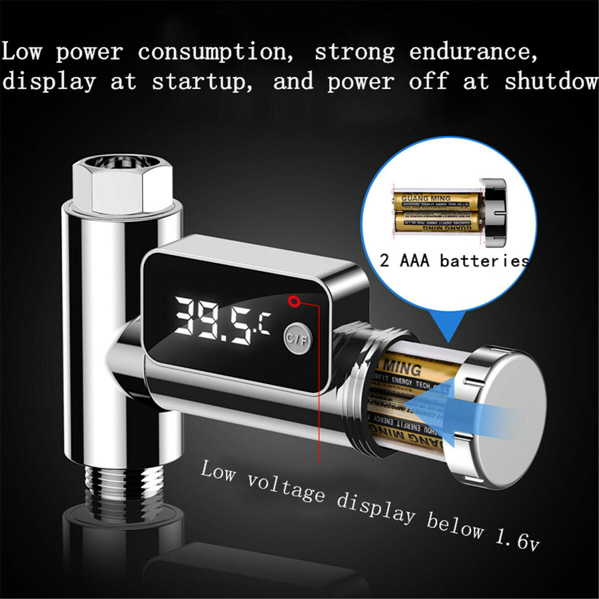 Led Display Home Water Shower Kitchen Thermometer Temperature Meter Monitor
