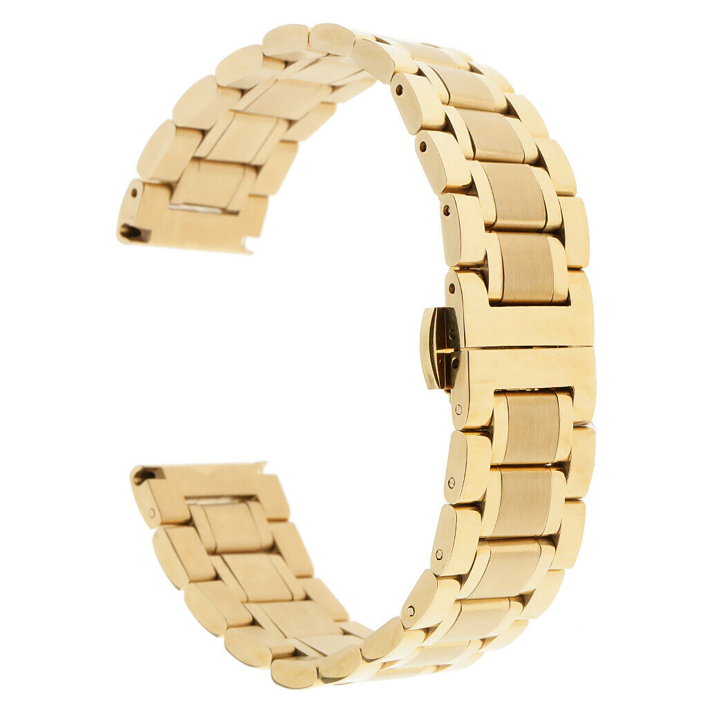 Quick Release Stainless Steel Replacement Watch Bracelet Strap Band 18mm