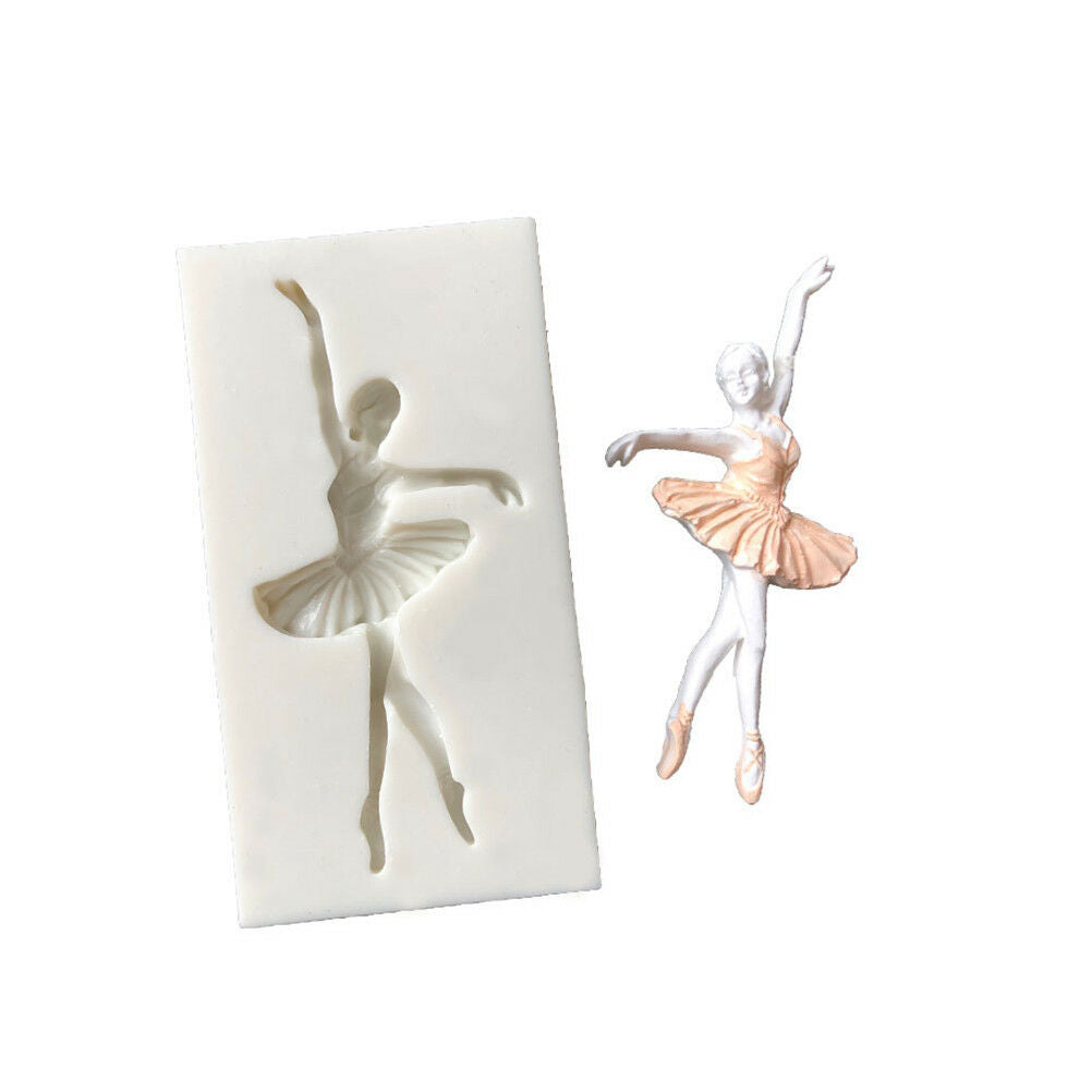 Dancer Silicone mold fondant mold cake decorating tools chocolategumpastem.l8